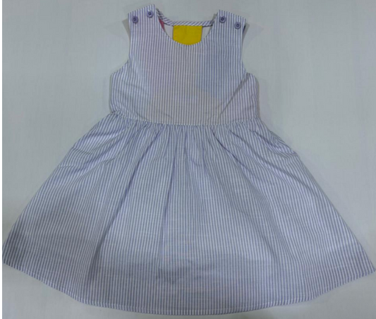 Sunny Lavender Color Block Back Sun Dress