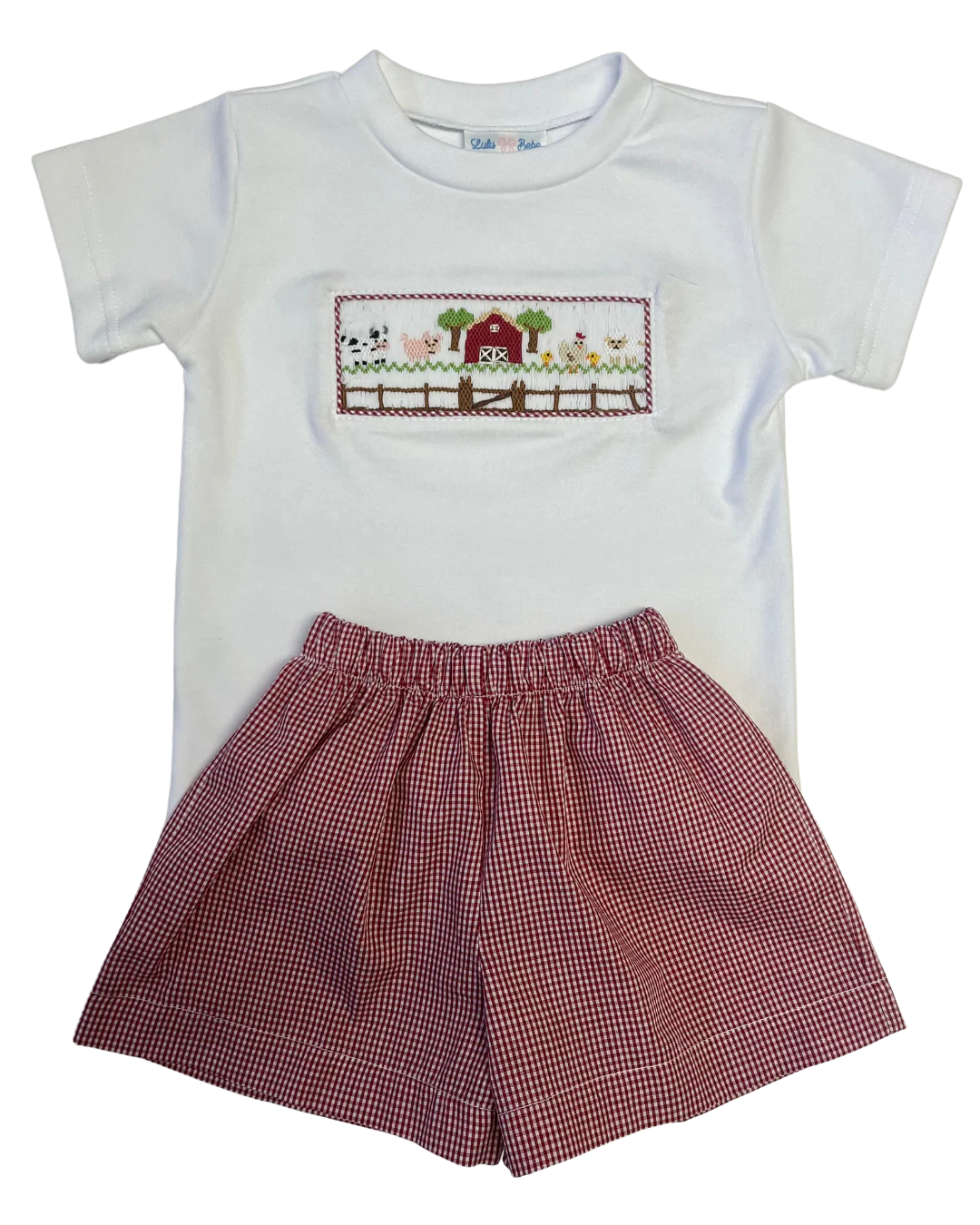 Tom Farm Smocked Short Set