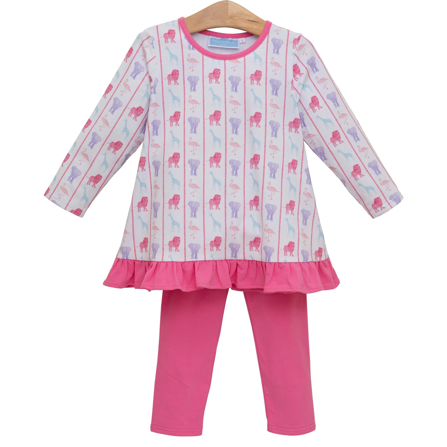 Welcome to the Jungle Ruffle Pants Set