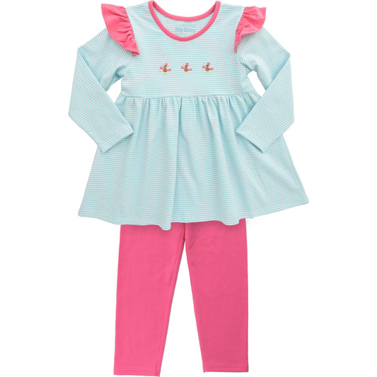 Turkey Ruffle Pants Set