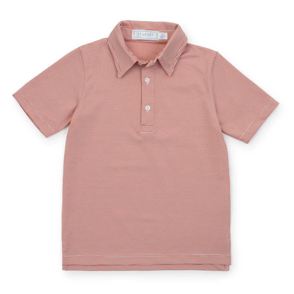 Will Performance Polo - Orange Stripes