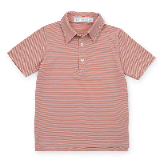 Will Performance Polo - Orange Stripes