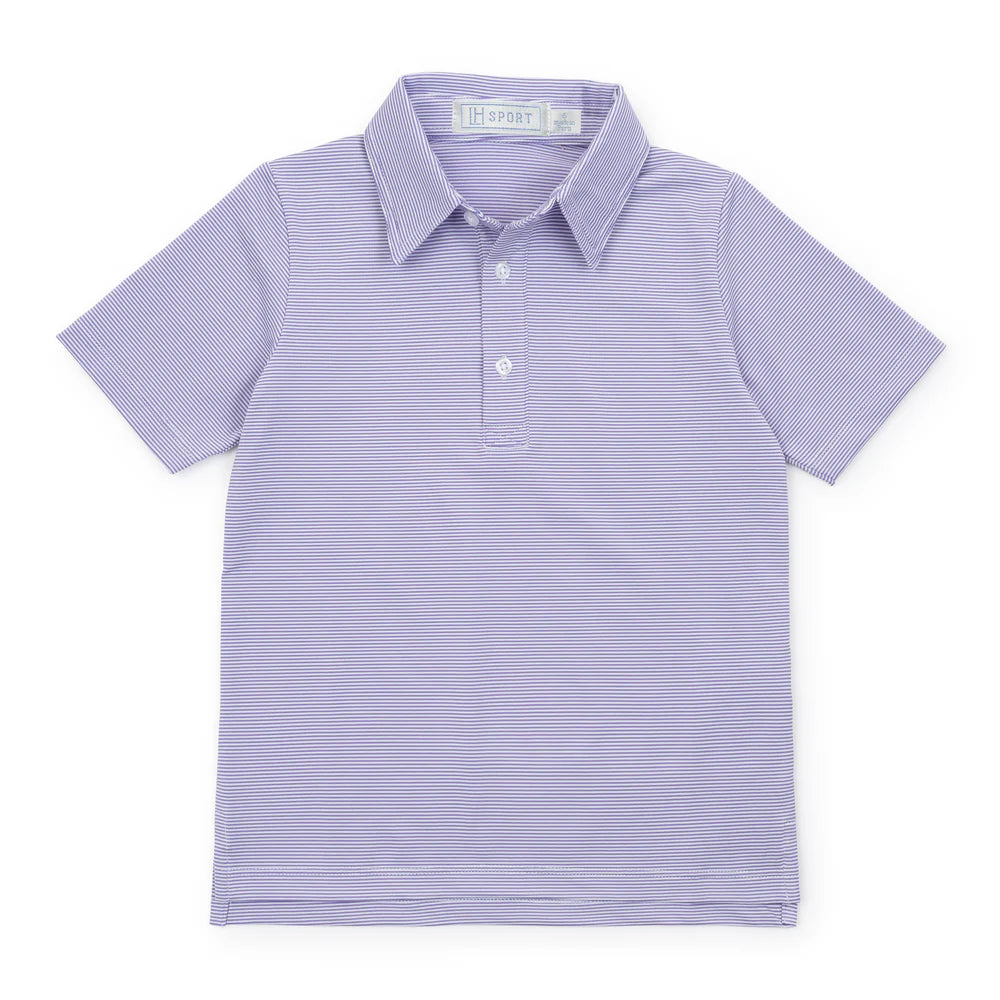 Will Performance Polo - Purple Stripes