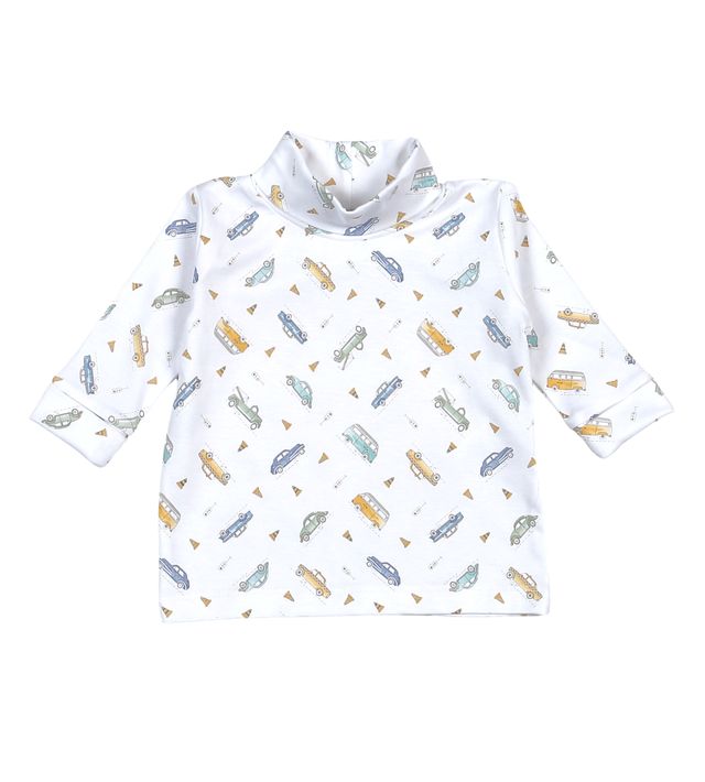 Vintage Cars Pima Turtleneck