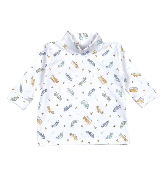 Vintage Cars Pima Turtleneck