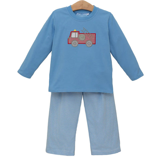 Fire Truck Pants Set