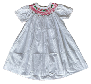 Megan Mistletoe Smock Dress